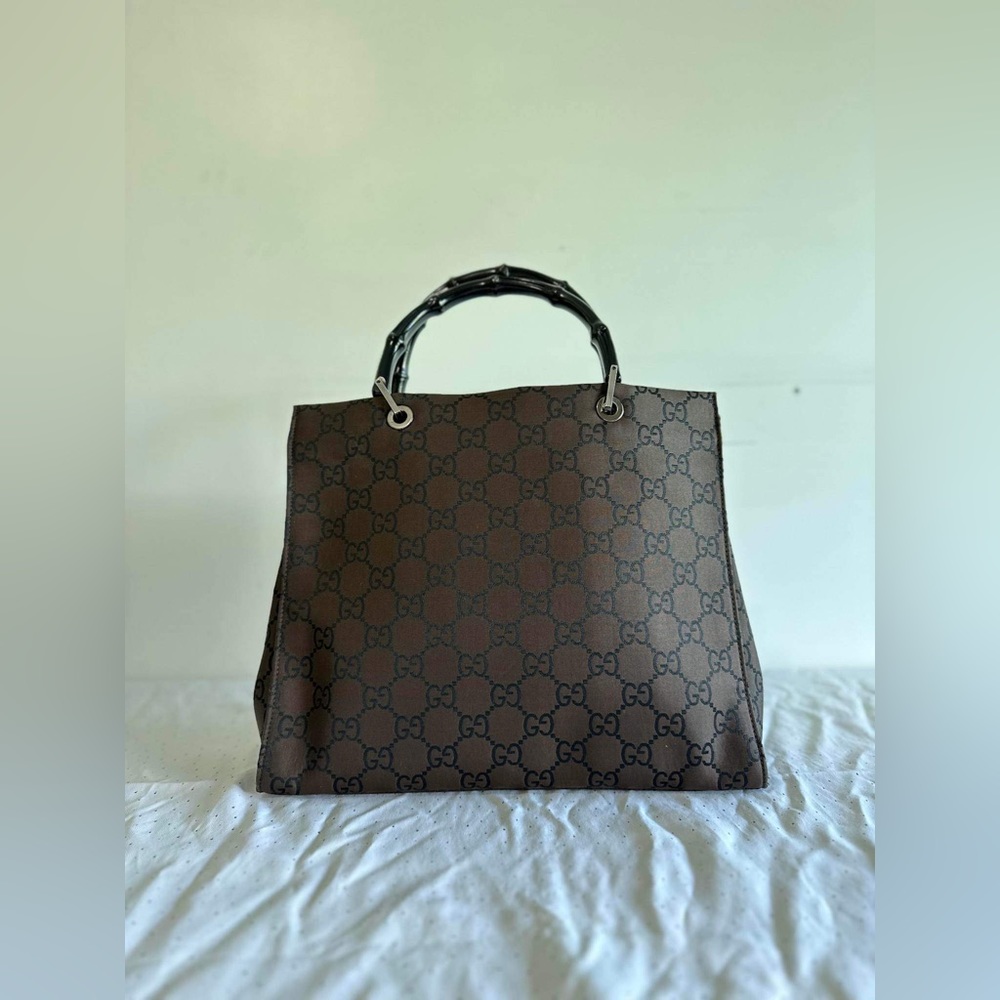 Gucci bamboo handle bag
